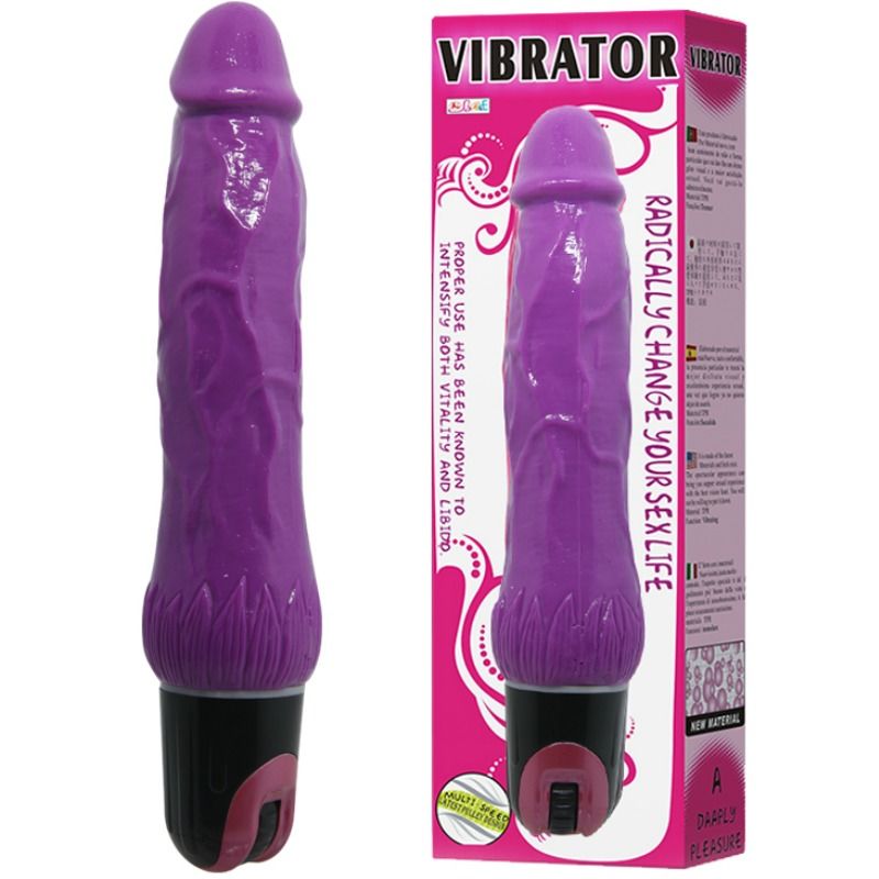BAILE - DAAPLY PLEASURE MULTISPEED VIBRATOR PURPLE - 3