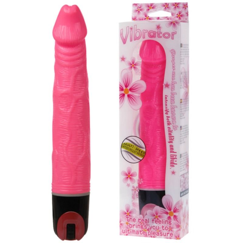 BAILE - VIBRATOR MULTISPEED 21.5 CM PINK - 4