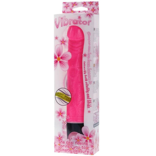 BAILE - VIBRATOR MULTISPEED 21.5 CM PINK - 1