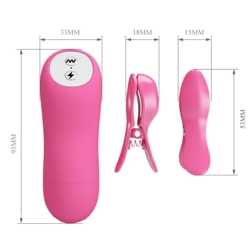 BAILE - ROMANTIC WAVE PIZZAS WITH VIBRATION AND FUCHSIA ELECTROSHOCK - 5
