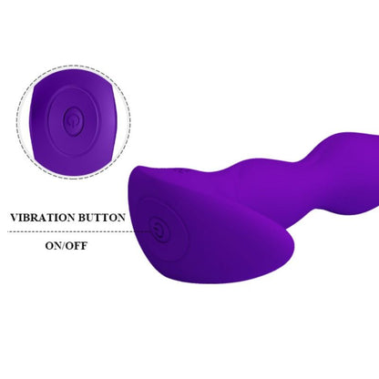 PRETTY LOVE - ANAL MASSAGER 12 LILAC VIBRATION MODES - 3