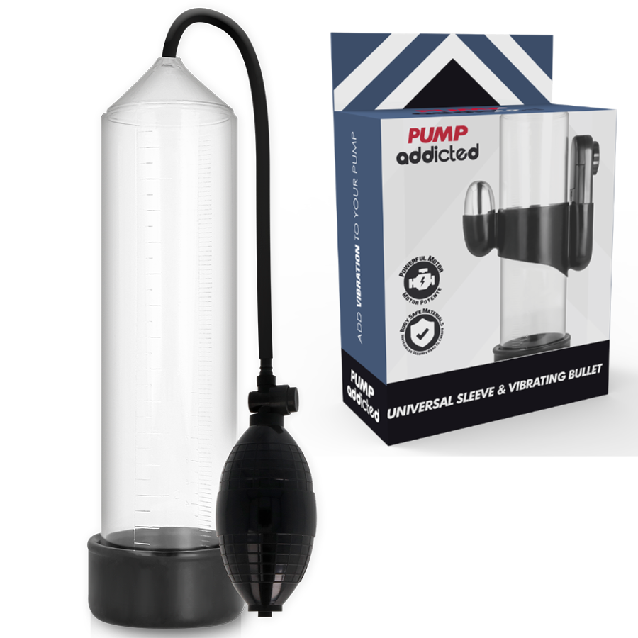 PUMP ADDICTED - RX3 TRANSPARENT VIBRATOR - 1