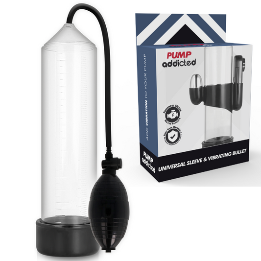 PUMP ADDICTED - RX3 TRANSPARENT VIBRATOR - 1