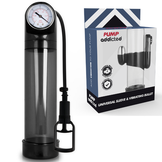 PUMP ADDICTED - RX9 BLACK VIBRATOR - 1