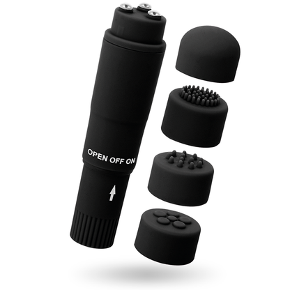 GLOSSY - KURT POCKET MASSAGER BLACK - 1