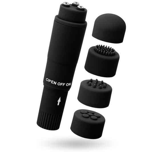 GLOSSY - KURT POCKET MASSAGER BLACK - 1