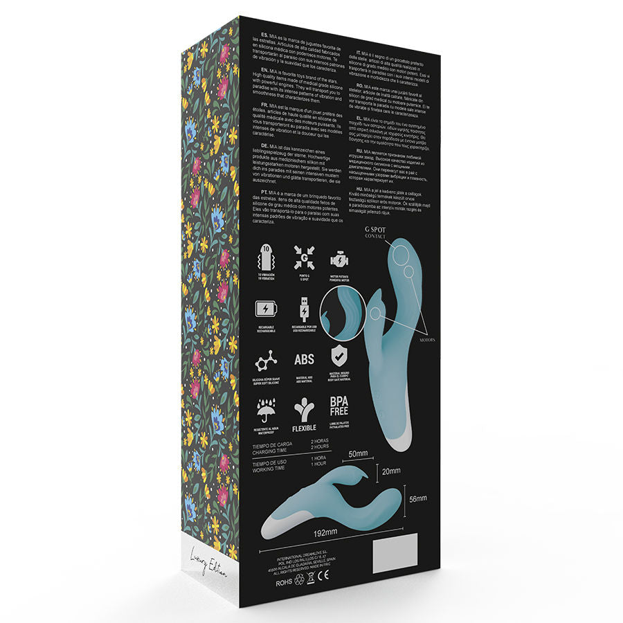 MIA - DRESDE VIBRATOR TURQUOISE - 5