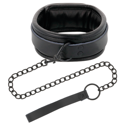 DARKNESS - BLACK NECKLACE WITH CHAIN - 5