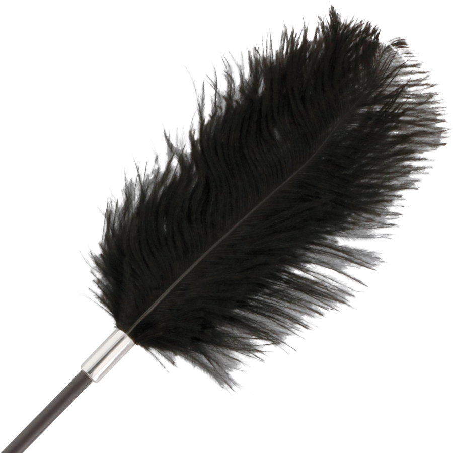 DARKNESS - BLACK LOVE FEATHER WHIP 56 CM - 2