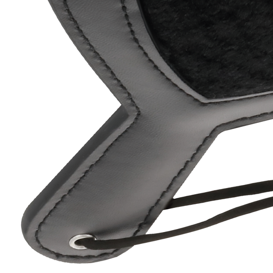 DARKNESS - RAQUETTE EN VELOURS NOIRE FÉTICHE ET AMOUR