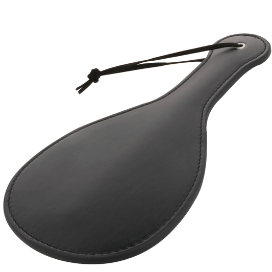 DARKNESS - ROUNDED BLACK FETISH PADDLE - 1