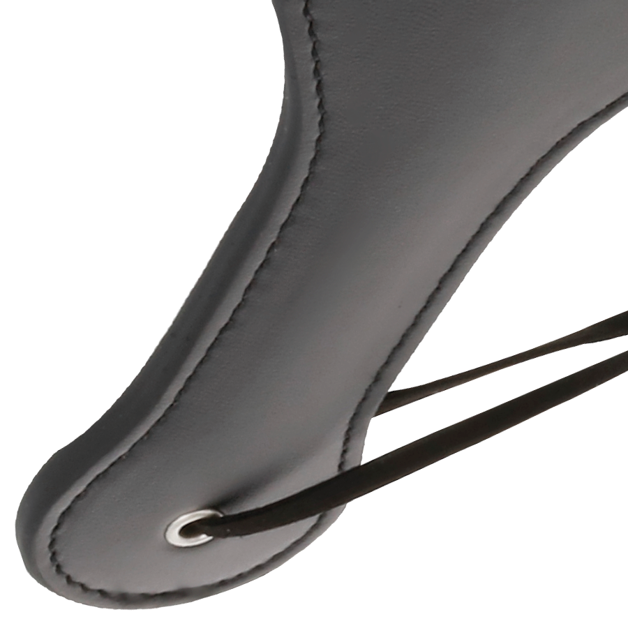DARKNESS - ROUNDED BLACK FETISH PADDLE - 2