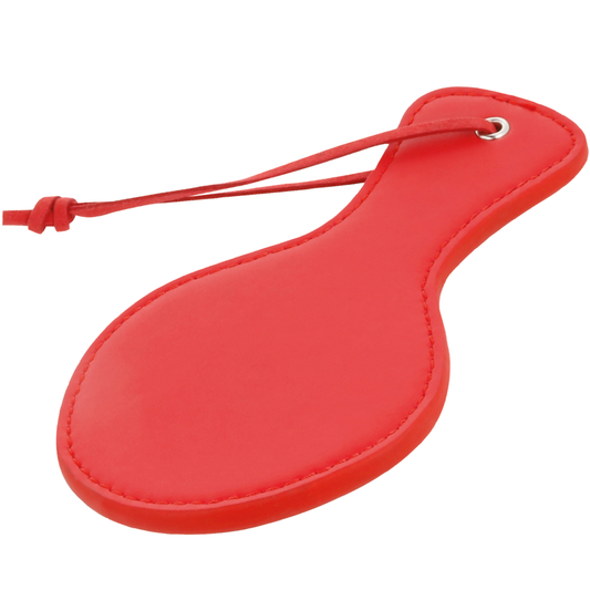 DARKNESS - RED ROUNDED FETISH PADDLE - 1