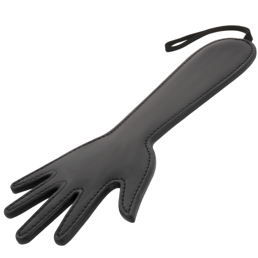 DARKNESS - BLACK FETISH HAND PADDLE - 1