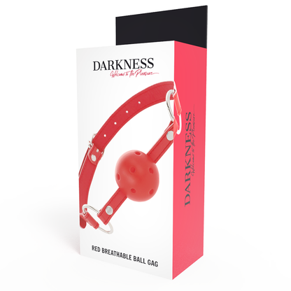 DARKNESS - RED BREATHABLE GAG - 3