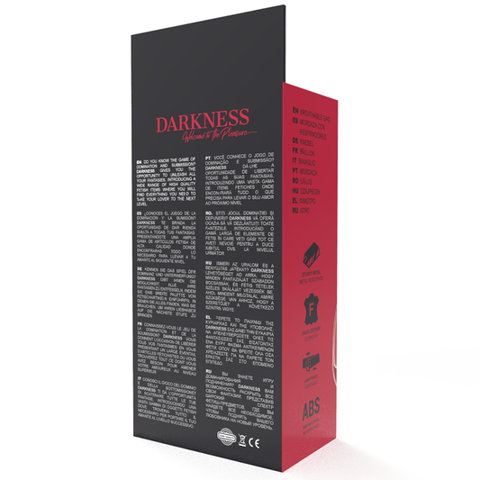DARKNESS - RED BREATHABLE GAG - 1