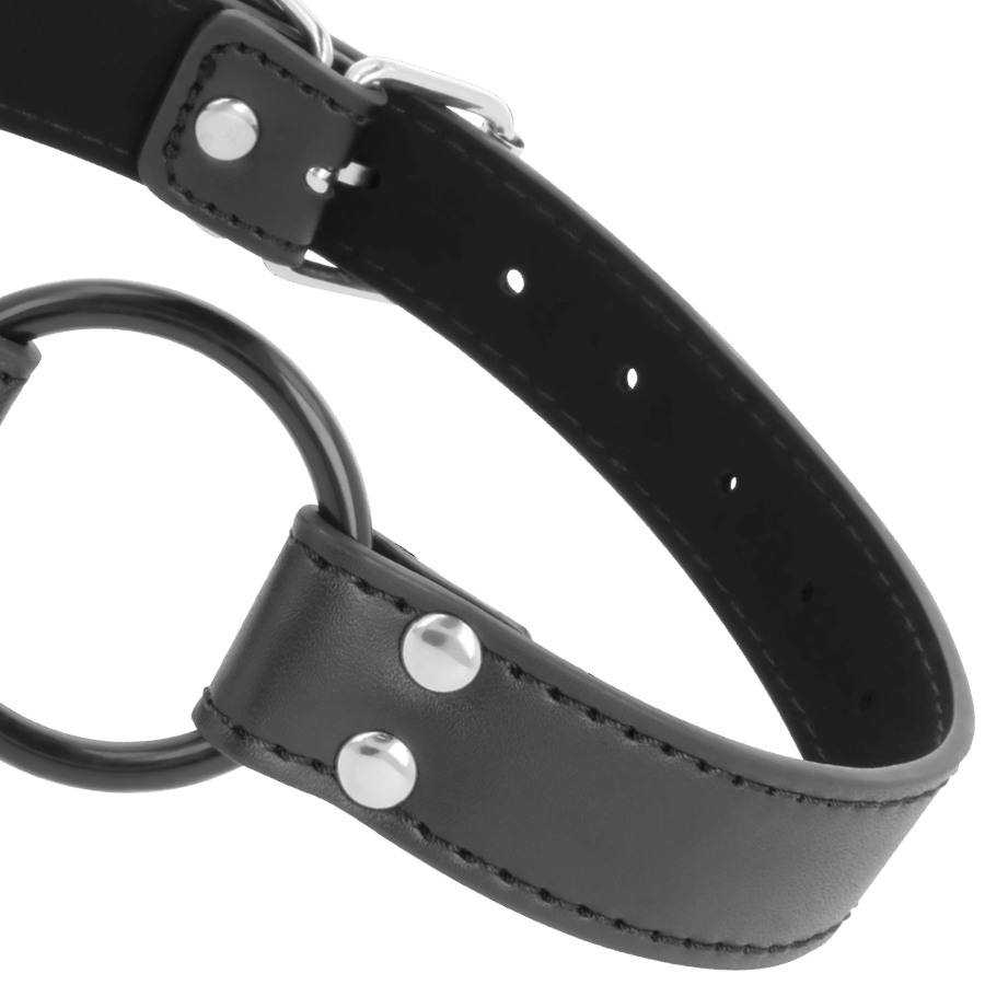 DARKNESS - GAG WITH RING DIAMETER 3.6 CM - 4