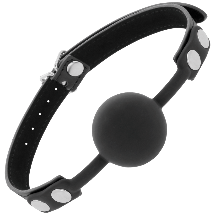 DARKNESS - BLACK SILICONE GAG - 4