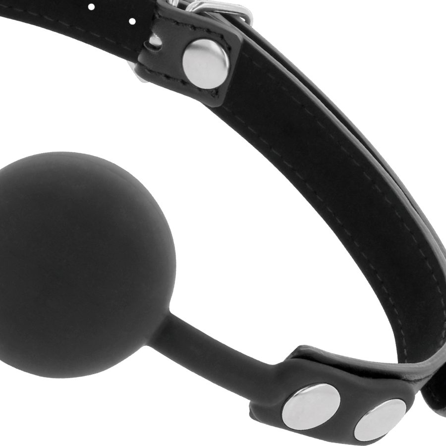 DARKNESS - BLACK SILICONE GAG - 1