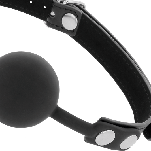 DARKNESS - BLACK SILICONE GAG - 1