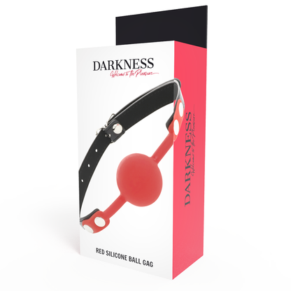 DARKNESS - RED SILICONE GAG - 4
