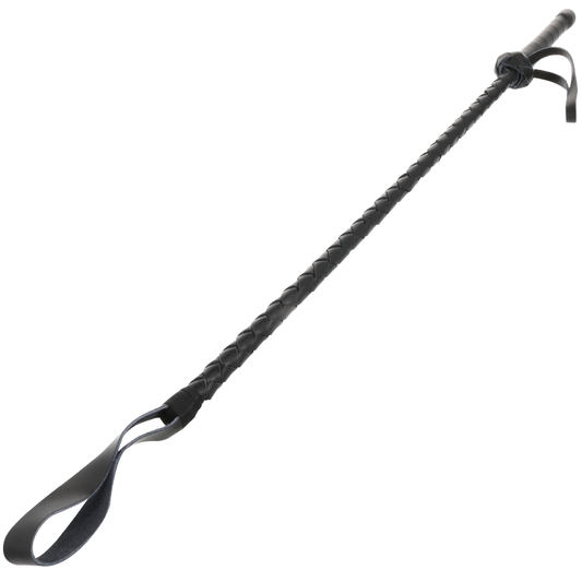 DARKNESS - LEATHER FETISH BDSM WHIP 60CM - 1
