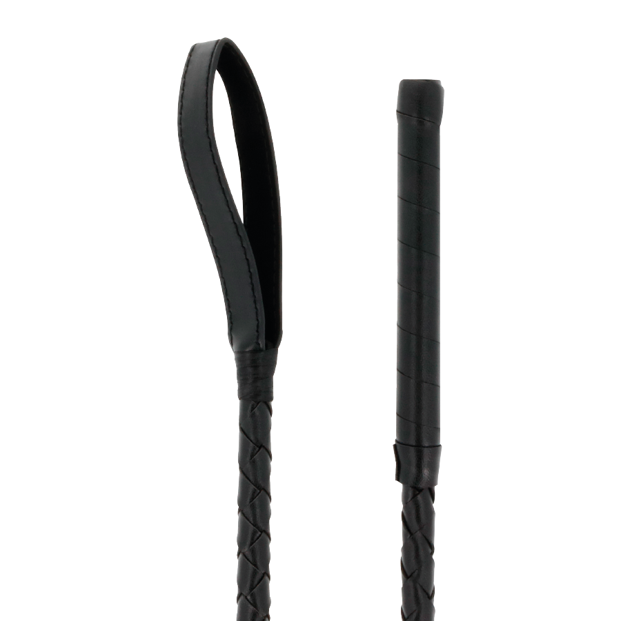 DARKNESS - FETISH BLACK BDSM WHIP 70 CM - 2