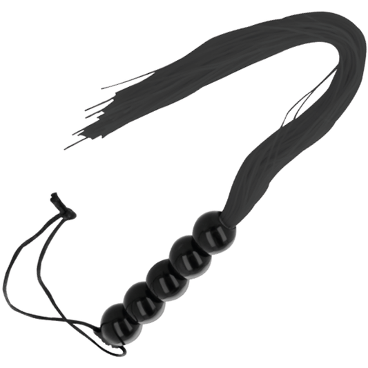 DARKNESS - THIN BLACK BONDAGE WHIP - 1