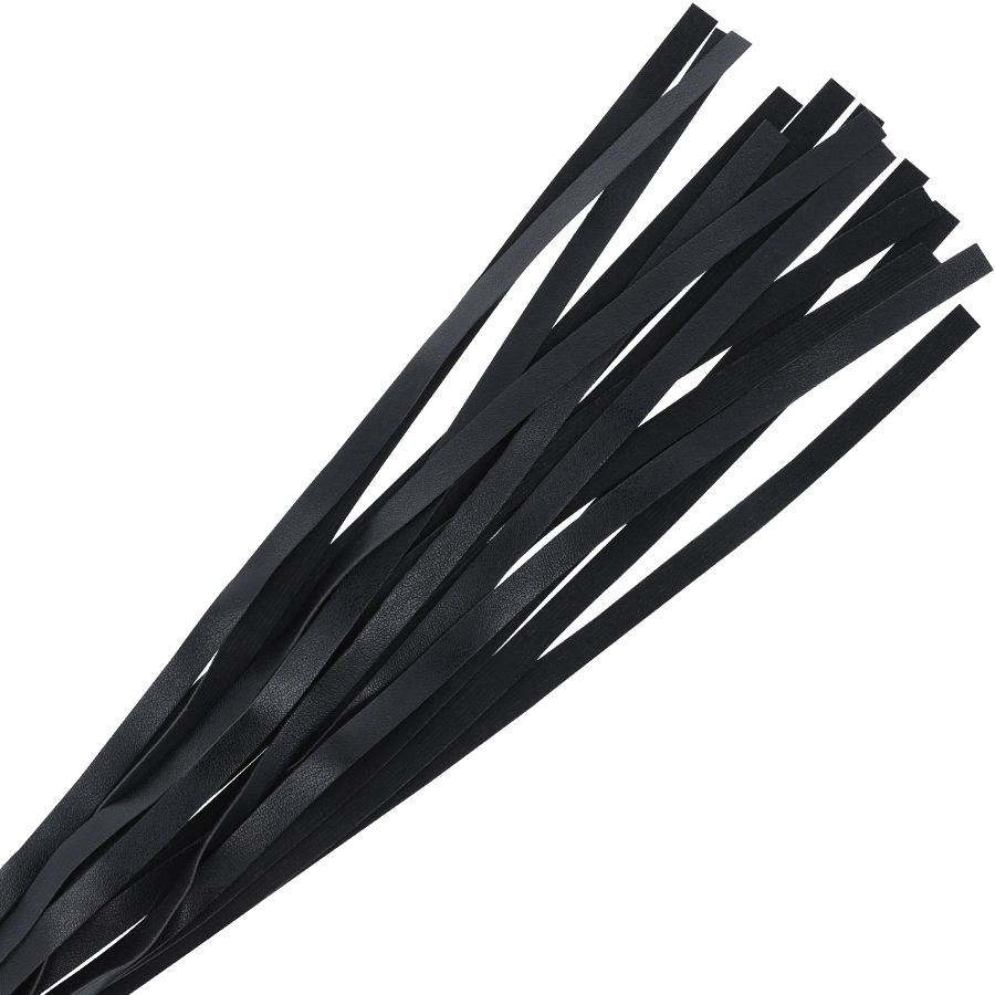 DARKNESS - BLACK BONDAGE WHIP 45 CM - 3