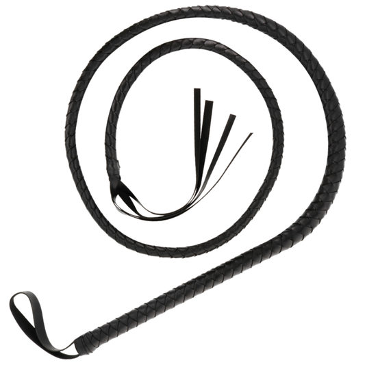 DARKNESS - BLACK BONDAGE WHIP 210CM - 1