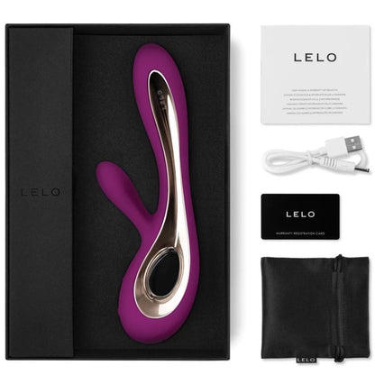 LELO - SORAYA 2 RABBIT PURPLE VIBRATOR - 2