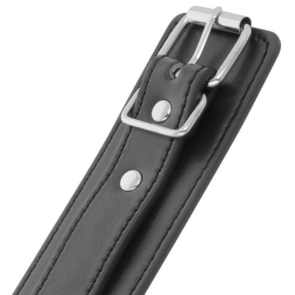 DARKNESS - ADJUSTABLE BLACK HANDCUFFS WITH DOUBLE REINFORCEMENT TAPE