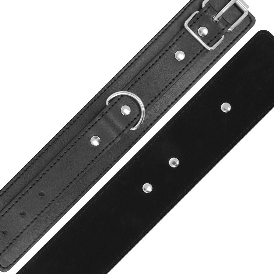 DARKNESS - BLACK ADJUSTABLE HANDCUFFS WITH DOUBLE REINFORCEMENT TAPE - 6