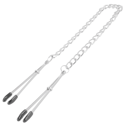 DARKNESS - ADJUSTABLE METAL NIPPLE Clamps - 1