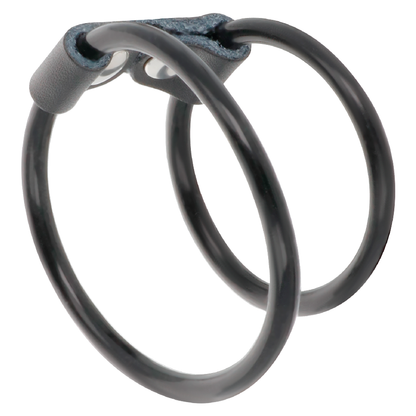 DARKNESS - DOUBLE FLEXIBLE PENIS RING - 2