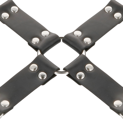 DARKNESS - LEATHER HANDCUFFS FOR FOOT AND HANDS BLACK - 7