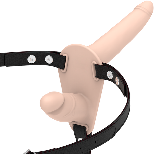 FETISH SUBMISSIVE HARNESS - DOUBLE PENETRATION FLESH - 1