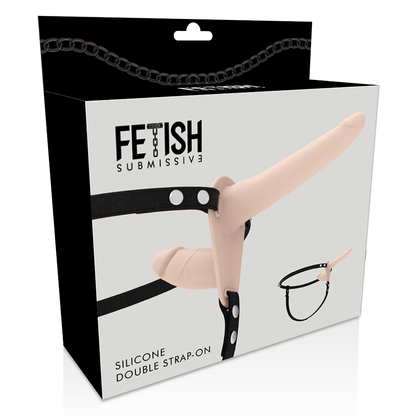 FETISH SUBMISSIVE HARNESS - DOUBLE PENETRATION FLESH - 5