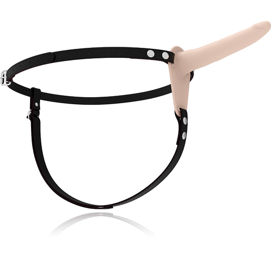 FETISH SUBMISSIVE HARNESS - FLESH SILICONE 15 CM - 1