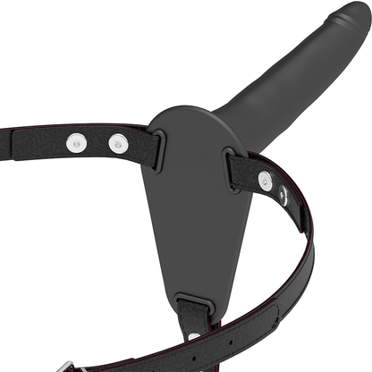 FETISH SUBMISSIVE HARNESS - BLACK SILICONE 15 CM - 3