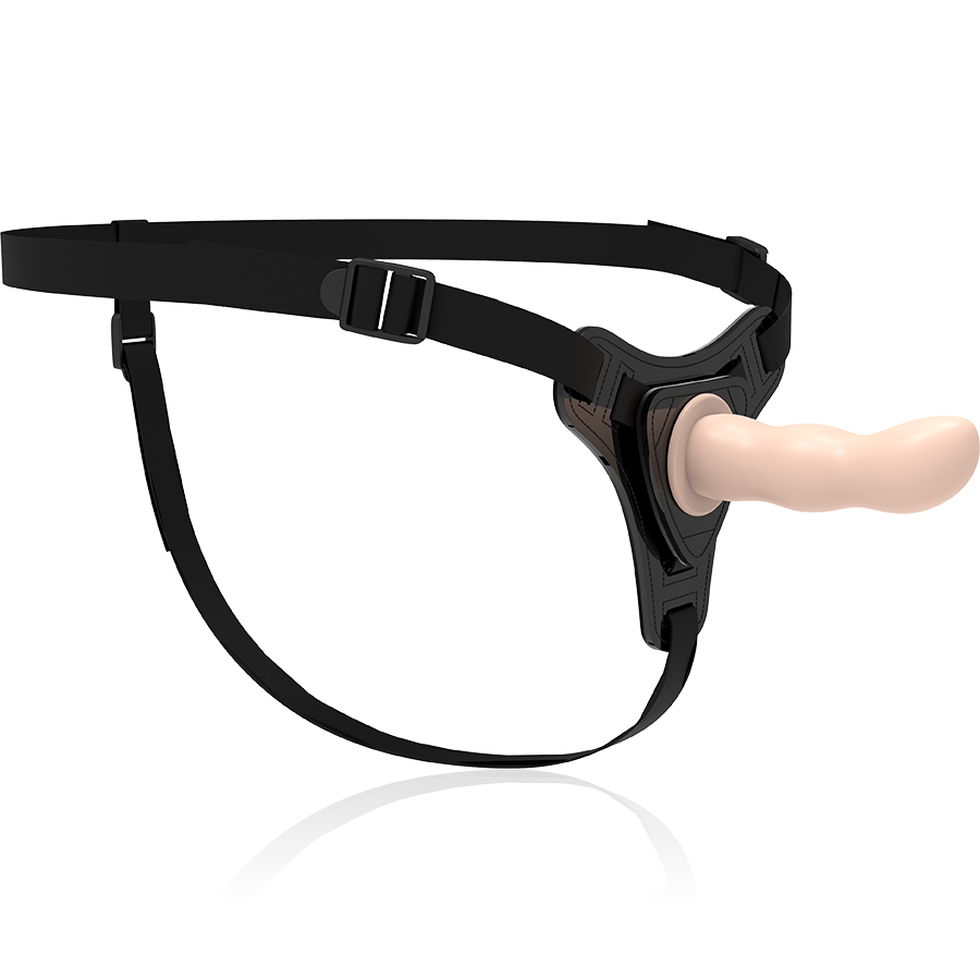 FETISH SUBMISSIVE HARNESS - SILICONE FLESH G-SPOT 12.5 CM