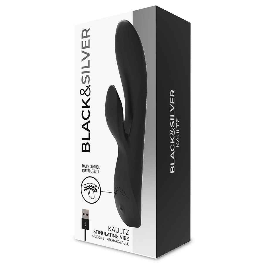 BLACK&SILVER - VIBRATORE TOUCH CONTROL KAULTZ