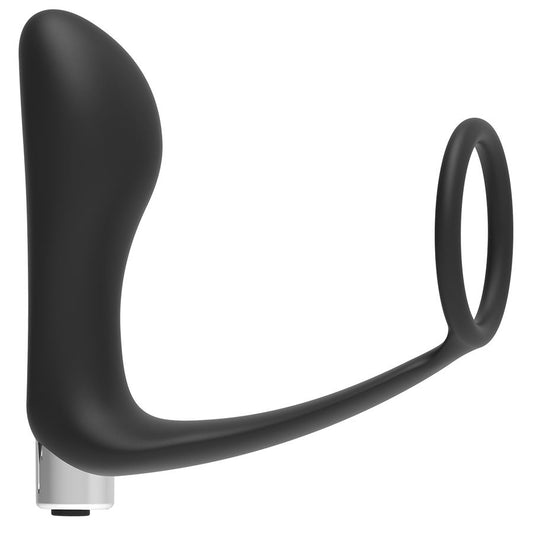 ADDICTED TOYS - RECHARGEABLE PROSTATIC VIBRATOR MODEL 1 - BLACK