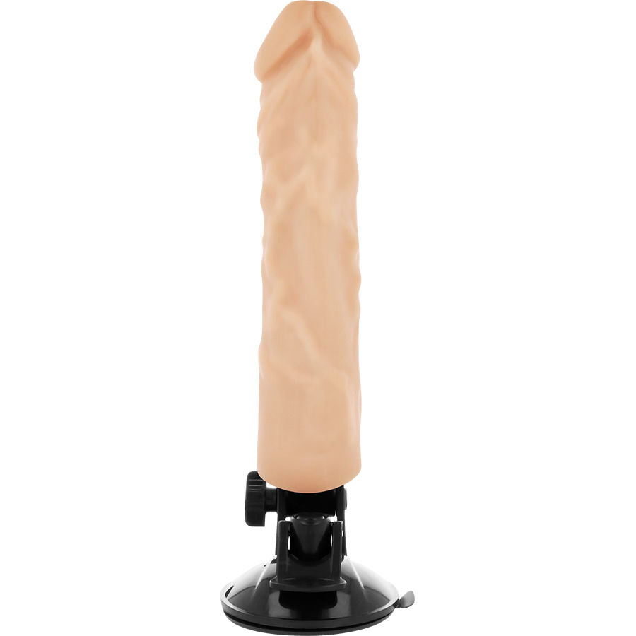 BASECOCK - REALISTIC REMOTE CONTROL VIBRATOR BLACK 21 CM -O- 4 CM