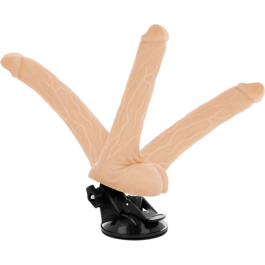 BASECOCK - BLACK REMOTE CONTROL ARTICULATING VIBRATOR 18.5 CM -O- 4 CM