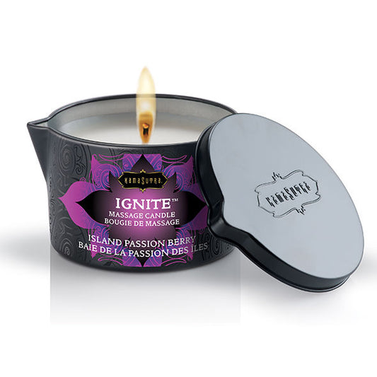 KAMASUTRA - CANDELA DA MASSAGGIO PASSION ISLAND 170GR - Secretroomsexyshop