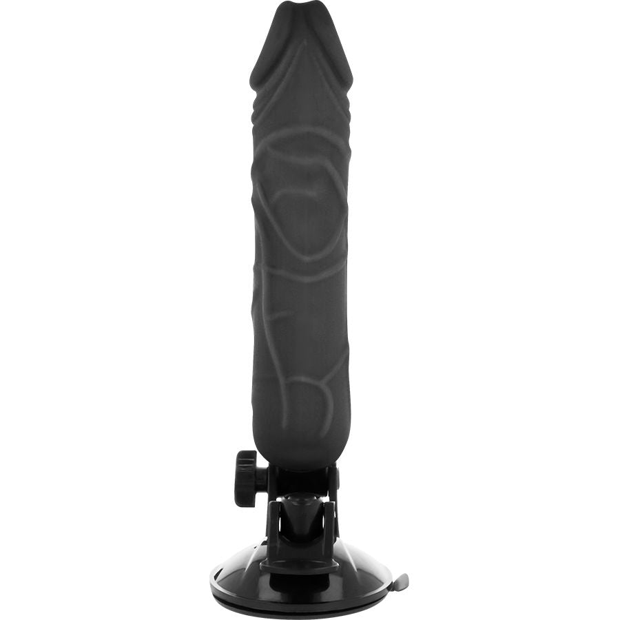 BASECOCK - REALISTIC VIBRATOR REMOTE CONTROL BLACK 20 CM -O- 4 CM - NATURAL - 9