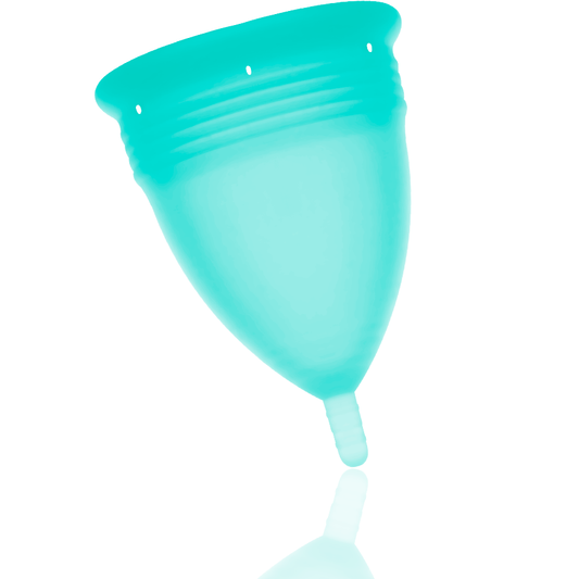STERCUP - FDA SILICONE MENSTRUAL CUP AQUAMARINE - SIZE L - 1