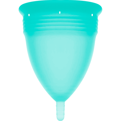 STERCUP - FDA SILICONE MENSTRUAL CUP AQUAMARINE - SIZE S - 5