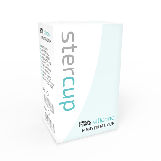 STERCUP - FDA SILICONE MENSTRUAL CUP AQUAMARINE - SIZE S - 1